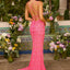 Ava Presley 47428 - Allover Crystal Pattern Gown with Open Back