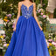 Ava Presley 47430 - Sparkling Floral Bodice A Line Gown
