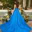 Ava Presley 47439 - High Neck Prom Gown with Overskirt