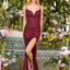 Ava Presley 47442 - Embellished Column Gown with Plunging Neckline