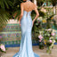 Ava Presley 47460 - Beaded Halter Neck Mermaid Prom Gown
