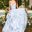 Ava Presley 47481 - Layered Ruffle Ball Gown with Lace Up Back