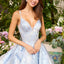 Ava Presley 47481 - Layered Ruffle Ball Gown with Lace Up Back