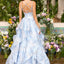 Ava Presley 47481 - Layered Ruffle Ball Gown with Lace Up Back