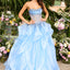 Ava Presley 42482 - Strapless Beaded Corset Ruffled Ball Gown