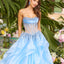 Ava Presley 42482 - Strapless Beaded Corset Ruffled Ball Gown