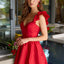 Ava Presley 26341 ruffle strap party dress