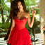 Ava Presley 26449 strapless mini dress with beaded sweetheart neckline