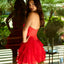 Ava Presley 26449 stylish mini dress with layered ruffle details