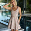 Ava Presley 26722 trendy tweed dress with matching crop jacket