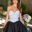 Ava Presley 42382 strapless polka dot corset dress