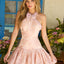Ava Presley 42399 embellished halter evening dress