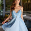 Ava Presley 42406 V neckline bow detail dress