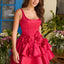 Ava Presley 42407 floral applique ruffle dress