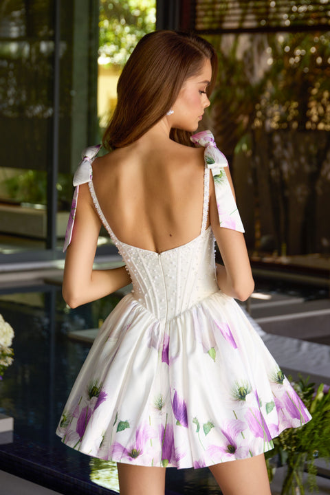 Ava Presley 42432 fitted bodice floral dress