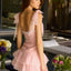 Ava Presley 42452 tulle shoulder tie cocktail dress