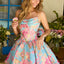 Ava Presley 42462 floral jacquard bow dress