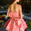 Ava Presley 42462 draped neckline flared skirt dress