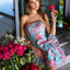 Ava Presley 42463 textured floral party dress