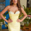 Ava Presley 42568 corset pearl embellished dress