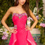Ava Presley 42650 cascading side ruffle chiffon gown
