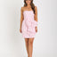 Ava Presley 42917 strapless bow mini dress