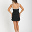 Ava Presley 42919 square neckline mini dress