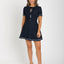 Ava Presley 42927 structured short sleeve party dress