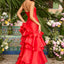 Ava Presley 43015 cascading tiered ruffle evening gown