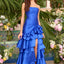 Ava Presley 43015 sleek bodice ruffled evening dress
