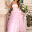 Ava Presley 43019 softly gathered strapless formal gown