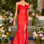 Ava Presley 43021 elegant gown with sweeping train
