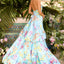 Ava Presley 43039 floral print fitted bodice dress