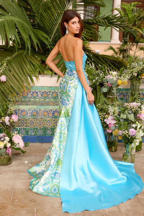 Ava Presley 43052 thigh high slit formal gown