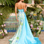 Ava Presley 43052 flowing satin overskirt evening dress