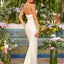 Ava Presley 43060 flowing cape detail evening gown