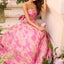 Ava Presley 43082 strapless floral jacquard ball gown