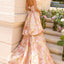 Ava Presley 43091 fitted floral evening gown