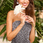 Ava Presley 43093 flowing gown with sweeping hemline