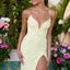 Ava Presley 47123 evening gown with structured bodice design