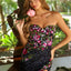 Ava Presley 47138 mini dress with sparkling beaded base