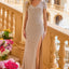 Ava Presley 47221 elegant evening dress with short sleeves