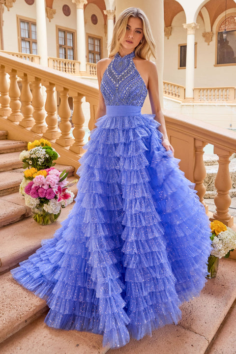 Ava Presley 47258 elegant evening dress with fitted silhouette