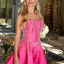Ava Presley 47291 strapless corset flared dress