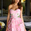 Ava Presley 47292 strapless corset ruffle dress