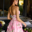 Ava Presley 47292 layered ruffle skirt cocktail dress