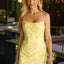 Ava Presley 47297 floral embellished fitted dress