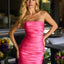 Ava Presley 47308 strapless ruched fitted dress