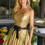 Ava Presley 47310 bow waistband short formal dress
