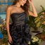 Ava Presley 47313 textured skirt formal dress